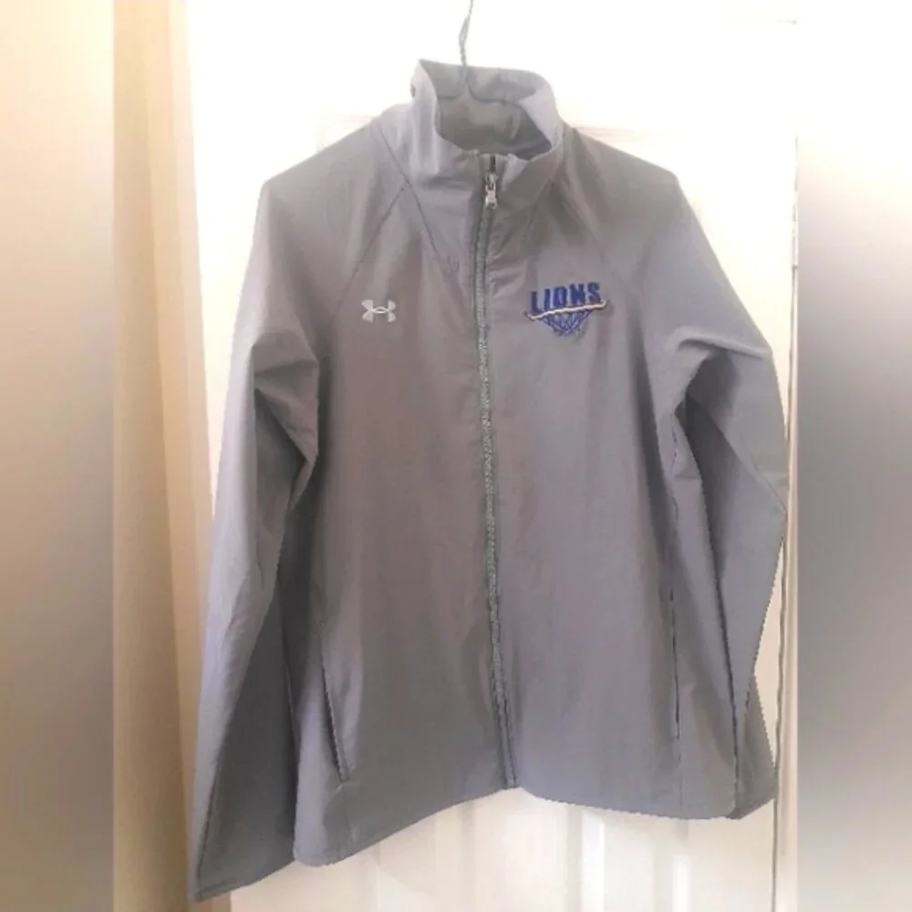 Under Armour - Mens Track Jacket - Lions - Small - Gray - Picture 1 of 12
